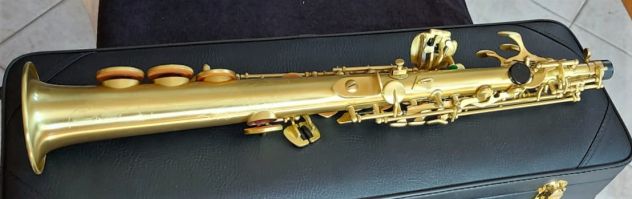 Sax Soprano YAMAHA CUSTOM Style in BRONZO Satinato Nuovo - Foto 3