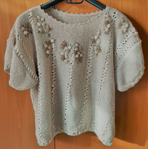 Maglia di cotone fatta a mano