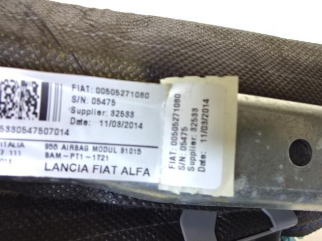 505271080 AIRBAG LATERALE A TENDINA LATO SINISTRO ALFA ROMEO MITO 1.3 D 62KW 5M 3P (2014) RICAMBIO USATO - Foto 3