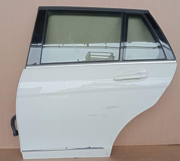 PORTA POST.S. SW BIANCA CON ALZ 999-U1292714 Carrozzeria  Lamierati esterni  Porte  Porta post. sx. MERCEDES - Classe C Station Wagon - 01-01-2011 - 0