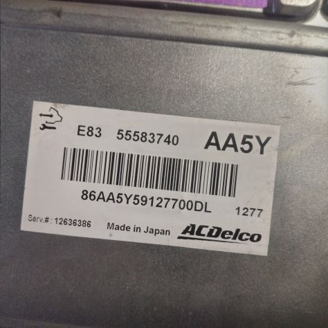 CENTRALINA MOTORE OPEL55583740 AA5Y ACDELCO E83 12636386 ECU OPEL CORSA D 1.2 B - Foto 7