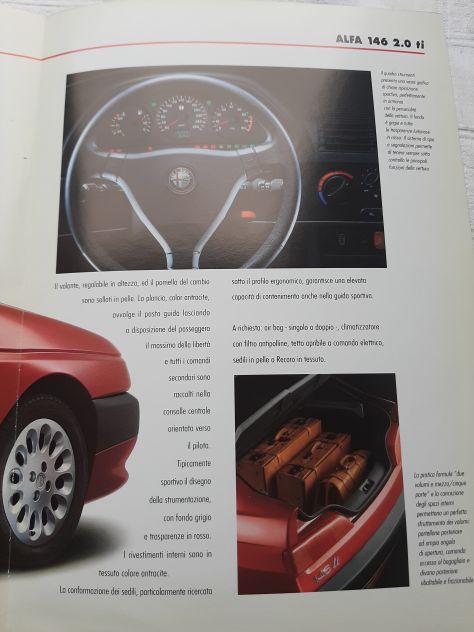 ALFA ROMEO 146 TI DEPLIANT ORIGINALE - Foto 6