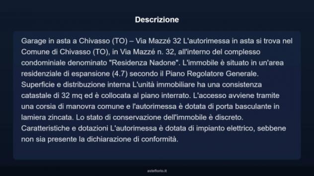 Immobile in asta di 32 m² in vendita a Chivasso - Foto 4