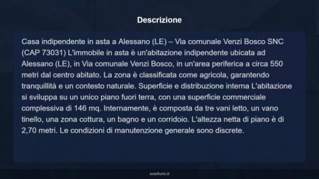 Immobile in asta di 146 m², box auto in vendita a Alessano - Foto 7