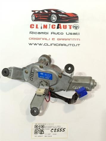 MOTORINO TERGICRISTALLO POSTERIORE KIA Sorento 1° Serie 98700-3E000 D4CB (0206) - Foto 2