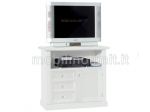 Porta Televisore 3 Cassetti 1 Anta - Bianco Opaco - Nuovo