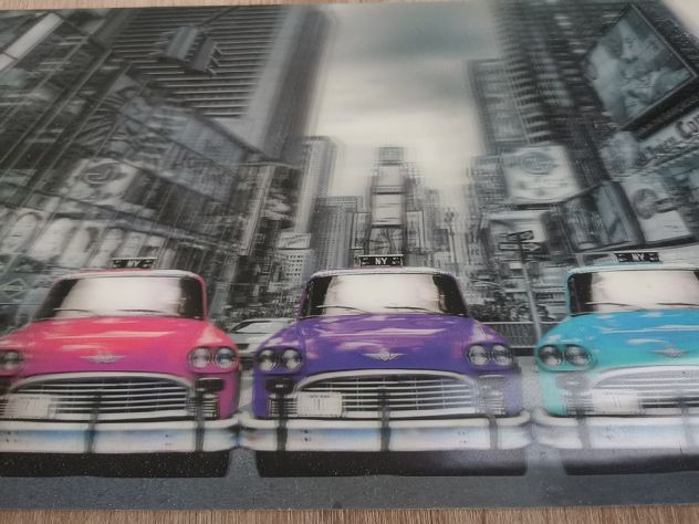 Quadro 3D Taxi New York - Foto 3