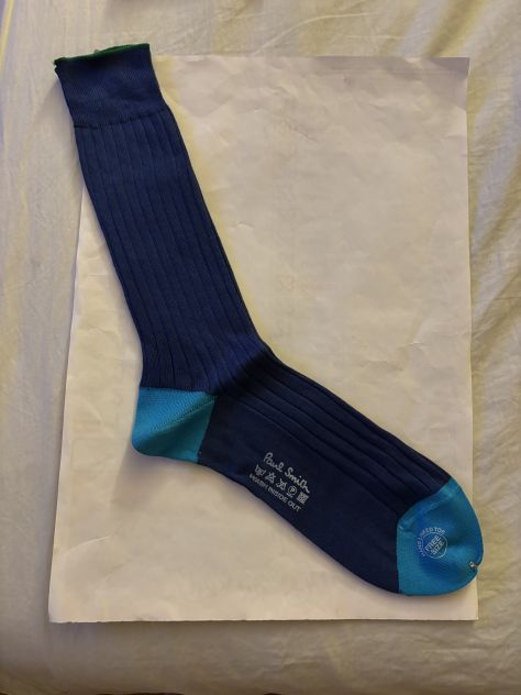 CALZE NUOVE MAI USATE DA UOMO FIRMATE ORIGINALI”PAUL SMITH”MADE IN ITALY LEGGERE - Foto 9