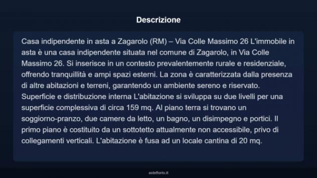 Immobile in asta di 159 m² in vendita a Zagarolo - Foto 4