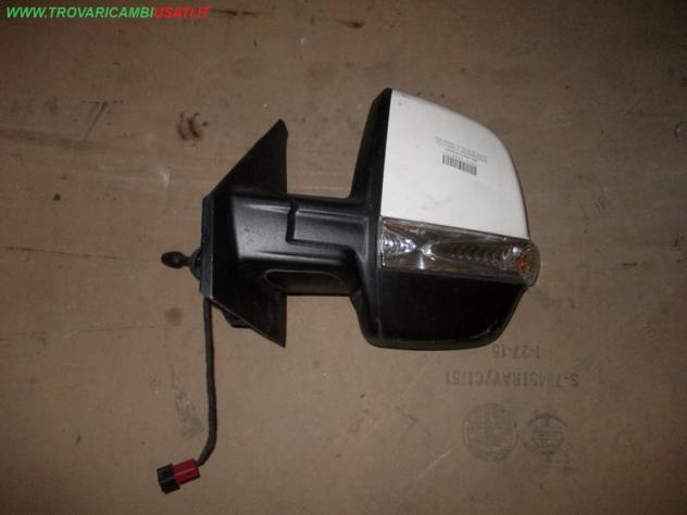 RETROVISORE EST. S. BIANCO CON DOPPIO VETRO E 2 FILI SONDA (REG MANUALE) VETRO FRECCIA DA SOST FIAT DOBLO' (263-3V)  Vetri e Retrovisori  Cristalli  R