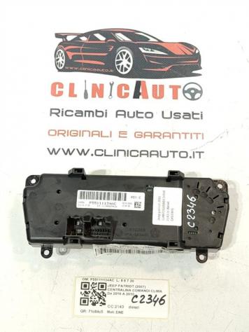 COMANDI CLIMA JEEP Patriot 1° Serie P55111134AC ENE (07) - Foto 2