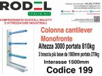 Cantilever per bobine tessili