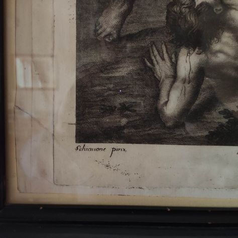 Acquaforte del 1800 con cornice. - Foto 3