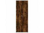 Armadio - 6 ripiani - 2 ante Rovere Fumo 180x80x40 cm