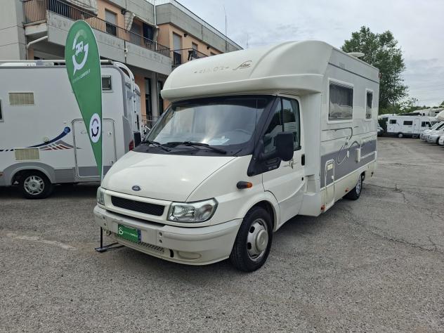 CAMPER RIMOR FORD SEMINTEGRALE 6 POSTI DINETTE LETTO FRANCESE CLIMATIZZATORE FOTOVOLTAICO GEMELLATO POSTERIORE CAMPEGGIO USATI GENERALI 1679 - Foto 2