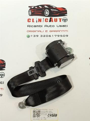 CINTURA DI SICUREZZA POSTERIORE SX AUDI Q5 Serie (8RB) 8R0857805C 610307000 CDNB (0812)