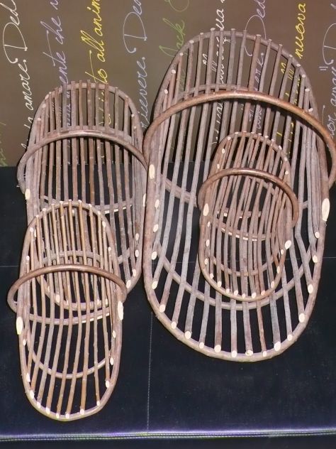 Etnico cesti legno rattan - Foto 7