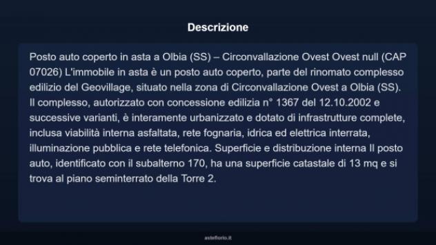 Immobile in asta di 13 m² in vendita a Olbia - Foto 5