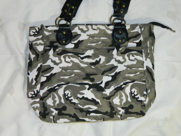 Borsa tote militare in cotone - Foto 5