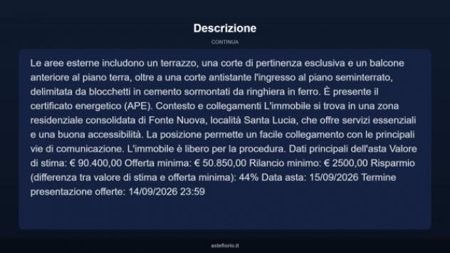 Immobile in asta di 40 m² in vendita a Fonte Nuova - Foto 13