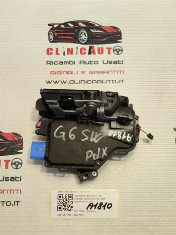 SERRATURA POSTERIORE DESTRA VOLKSWAGEN Golf 6 VI Variant 7L0839016D (0812) - Foto 3