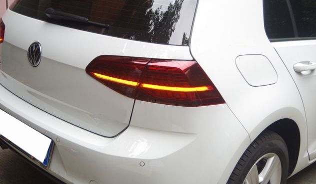 FARI POSTERIORI LED VOLKSWAGEN GOLF 7 e 7.5 STILE ORIGINALE FRECCIA DINAMICA - Foto 5