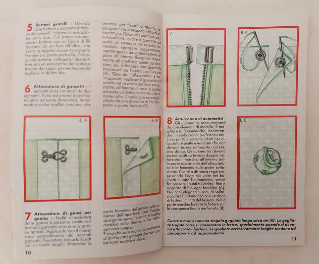 Scuola di cucito volume 1 supplemento al n.2/92 di La Mia Boutique - Foto 4