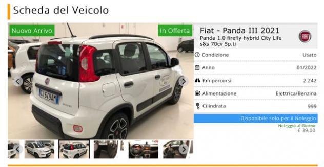 FIAT Panda 1.0 FireFly S&S Hybrid rif. 18089037 - Foto 5