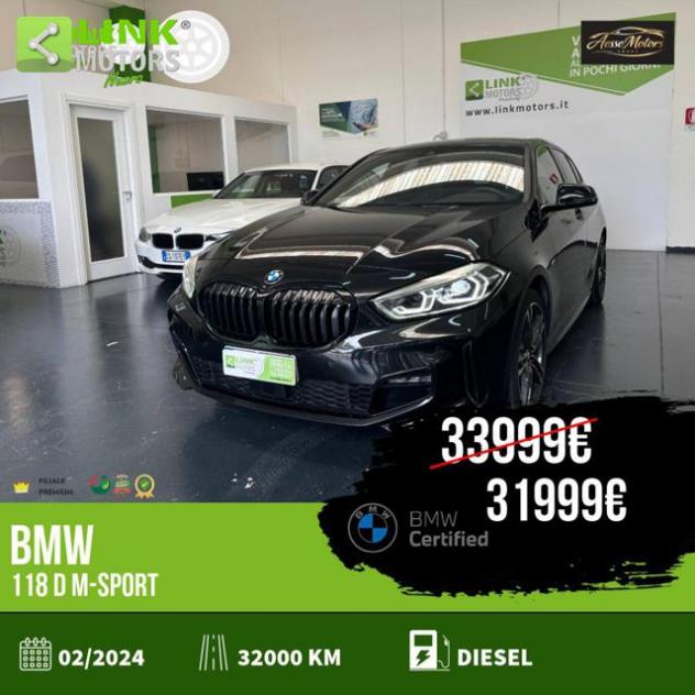 BMW 118 d M-SPORT GARANZIA UFFICIALE rif. 23992133