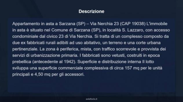 Immobile in asta di 157 m² con più di 5 locali in vendita a Sarzana - Foto 16