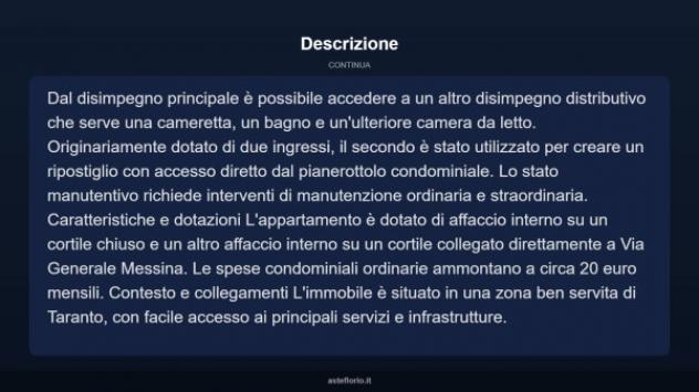 Immobile in asta di 103 m² in vendita a Taranto - Foto 9