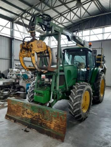 JOHN DEERE 6520 CON CARIC.TELESC.COMAF AS530 E PINZA LEGNA rif. 21945470 - Foto 3