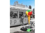 Statua cono gelato in resina
