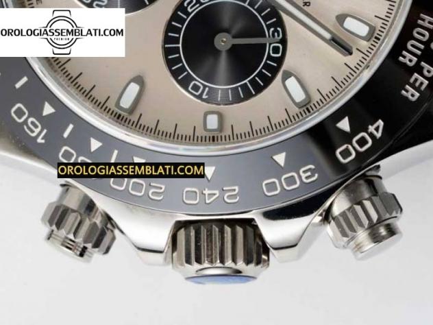Rolex Replica DAYTONA 116519 1:1 BEST EDITION QUADRANTE GRIGIO SU CINTURINO IN GOMMA OYSTERFLEX SA4130 - Foto 13