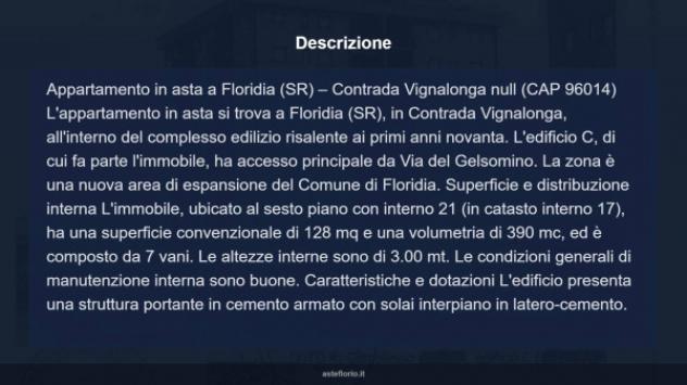 Immobile in asta di 128 m² con più di 5 locali in vendita a Floridia - Foto 6