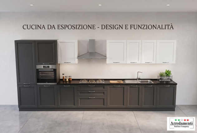 CUCINA LINEARE DA ESPOSIZIONE COMPONIBILE CON ELETTRODOMESTICI CUCINE SU MISURA