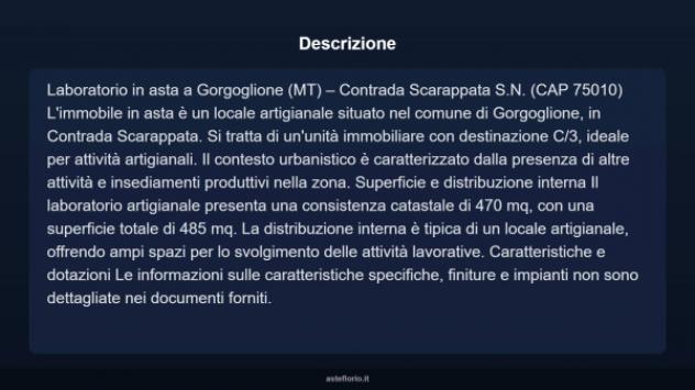 Immobile in asta di 485 m² in vendita a Gorgoglione - Foto 10