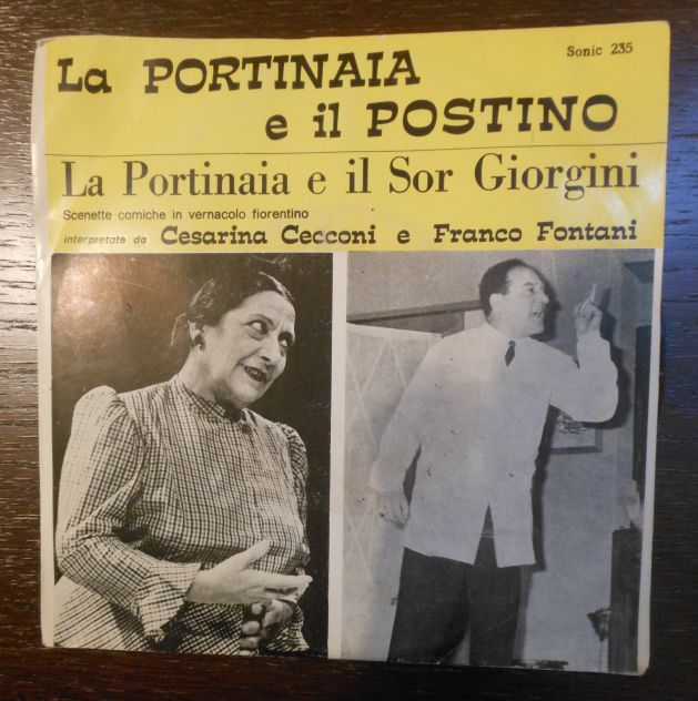 45 GIRI, n. 4 dischi strofette, barzellette, scenette comiche in vermacolo fior - Foto 4