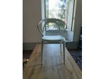 vendesi 8 sedie design metacrilato bianco impilabili