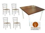 Sedie e Tavoli Napoli Arredamento Bar Ristorante Shabby Chic Set Cod 502