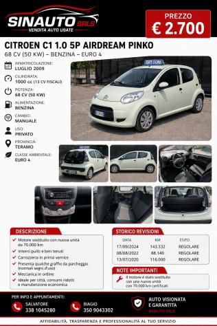 Citroen C1 1.0 5 porte airdream AMIC1 - Foto 8