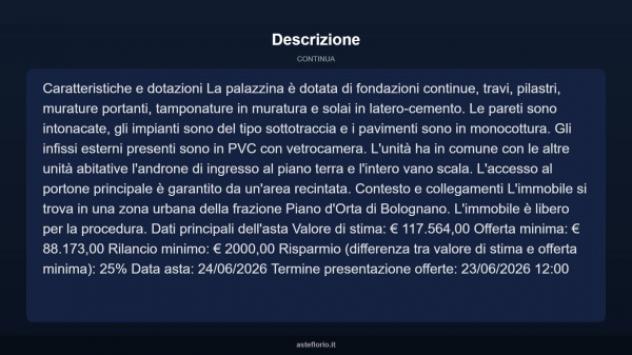 Immobile in asta di 190 m² con più di 5 locali in vendita a Bolognano - Foto 8