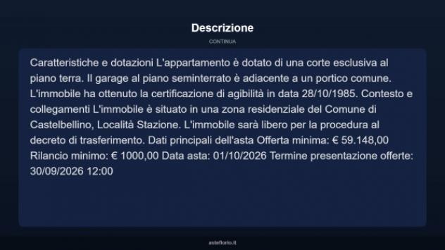 Immobile in asta di 144 m² con più di 5 locali e box auto in vendita a Castelbellino - Foto 4