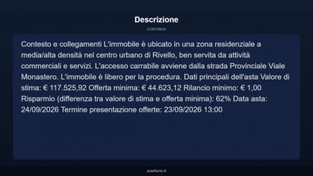 Immobile in asta di 137 m² con più di 5 locali in vendita a Rivello - Foto 12