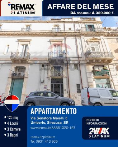 Appartamento in vendita a Siracusa, Umberto