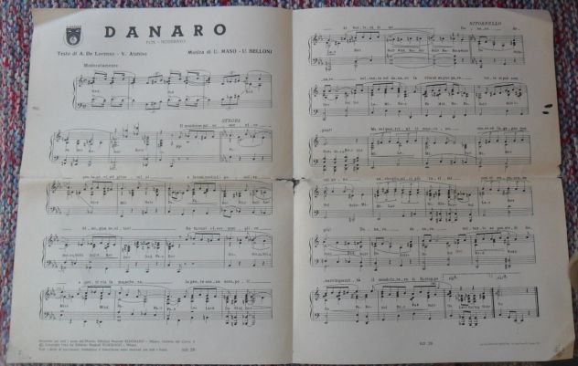SPARTITO - CAIGO - DANARO - - Foto 2