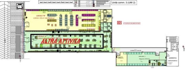 Locale comm.le/Fondo in affitto a Sarzana 422 mq Rif: 1413760