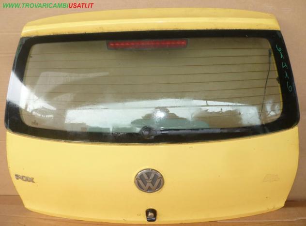 PORTELLO GIALLO Carrozzeria Lamierati esterni Portello Portello post. VOLKSWAGEN - FOX - 01-04-2005 - 01-07-2011