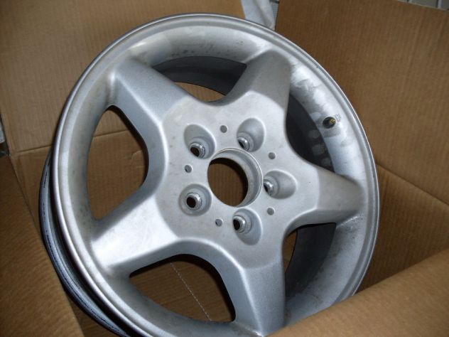 CERCHI LEGA MERCEDES DA 16" - IN FERRO NUOVI 15" CON CALOTTE - Foto 2