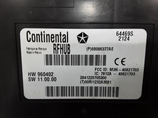 CENTRALINA KEYLESS FIAT Freemont 1° Serie M3N40821703 939 B5.000, 940 A5.000 Diesel 2000 (11) - Foto 2